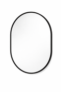 Oval Mirror | Black Frame