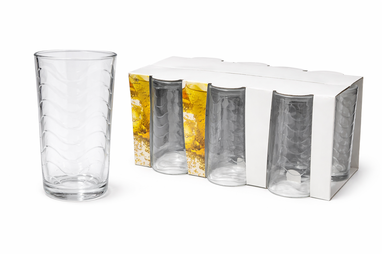 Set of 6 Glass Cups